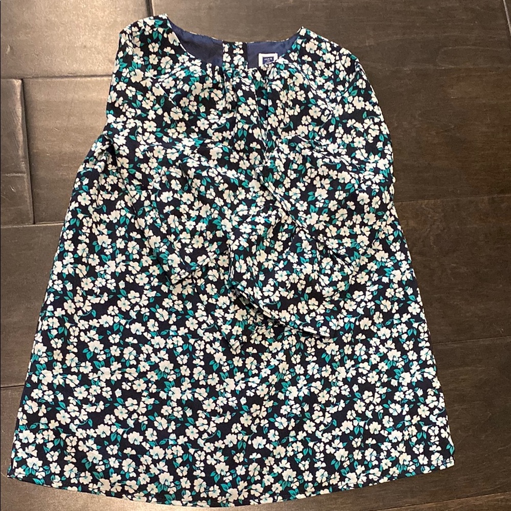 Janie and Jack Blue and White Ruffled Tiered Sundress